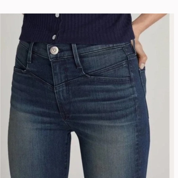 3X1 Higher Ground Jesse Straight High Rise Jeans in Lana - Picture 2 of 5